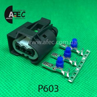 Разъем 3-х контактный гнездовой аналог KOSTAL 50290971 1 433 919 09441392 22140492060 Разъем 3-х контактный гнездовой аналог KOSTAL 50290971 1 433 919 09441392 22140492060