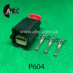 Разъем 3-х контактный гнездовой аналог MOLEX  31404-3110