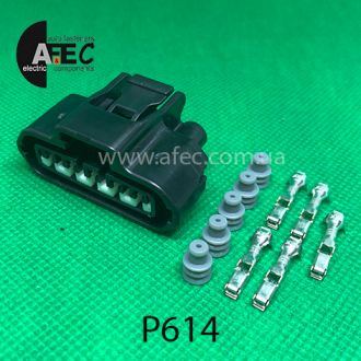 Разъем 5-ти контактный гнездовой аналог YAZAKI 7283-7050-30 Toyota 90980-11024 Разъем 5-ти контактный гнездовой аналог YAZAKI 7283-7050-30 Toyota 90980-11024