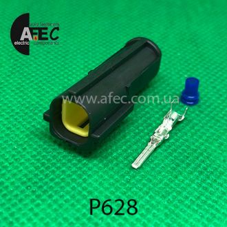 Роз'єм 1-но контактний гніздовий аналог 174879-2 Роз'єм 1-но контактний гніздовий аналог 174879-2