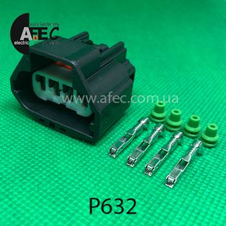 Роз'єм 4-х контактний гніздовий аналог 7283-5885-30 WPT-1293 Ford 3U2Z-14S411-UC Роз'єм 4-х контактний гніздовий аналог 7283-5885-30 WPT-1293 Ford 3U2Z-14S411-UC