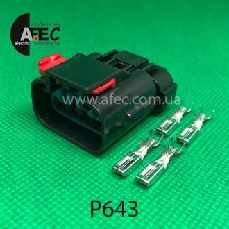 Разъем 4-х контактный гнездовой аналог 54200409 Разъем 4-х контактный гнездовой аналог 54200409