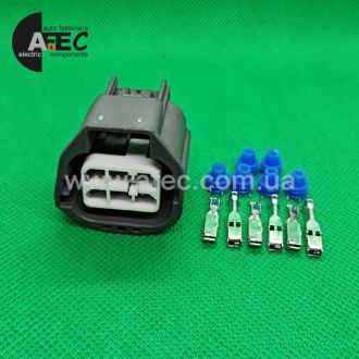 Роз'єм 6-контактний 7283-5577-10 XW4T-14A464-DAA DU5T-14A464-AFA WPT-1114 AU2Z-14S411-BKA Роз'єм 6-контактний 7283-5577-10 XW4T-14A464-DAA DU5T-14A464-AFA WPT-1114 AU2Z-14S411-BKA