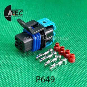 Разъём 4х контактный гнездовой аналог DELPHI 12160482 AC Delco PT2054 GM 88988598 Разъём 4х контактный гнездовой аналог DELPHI 12160482 AC Delco PT2054 GM 88988598