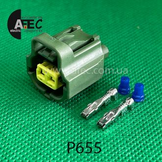Разъём 2х контактный гнездовой аналог AMP 178392-4 Toyota 90980-10737 Motorcraft WPT-410 Ford 3U2Z-14S411-BA Разъём 2х контактный гнездовой аналог AMP 178392-4 Toyota 90980-10737 Motorcraft WPT-410 Ford 3U2Z-14S411-BA