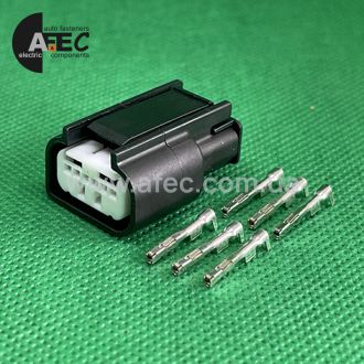 Разъем 6ти контактный гнездовой аналог Ford CU2Z-14S411-AEA Motorcraft WPT-1280 Разъем 6ти контактный гнездовой аналог Ford CU2Z-14S411-AEA Motorcraft WPT-1280