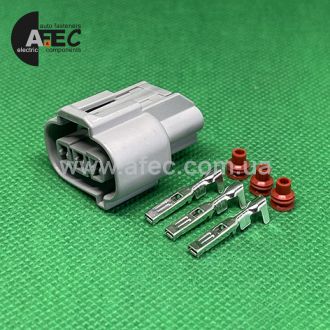 Разъем 3-х контактный гнездовой аналог KUM PK296-03127 Разъем 3-х контактный гнездовой аналог KUM PK296-03127