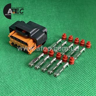 Разъем 10-ти контактный гнездовой HD1031521 Разъем 10-ти контактный гнездовой HD1031521