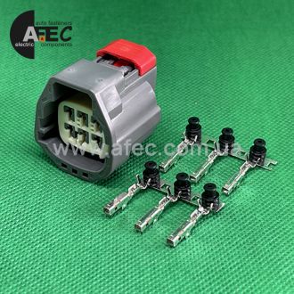 Роз'єм 6-ти контактний гніздовий аналог Yazaki 7283-5554-10 Motorcraft WPT-1114 Ford AU2Z-14S411-BKA Роз'єм 6-ти контактний гніздовий аналог Yazaki 7283-5554-10 Motorcraft WPT-1114 Ford AU2Z-14S411-BKA