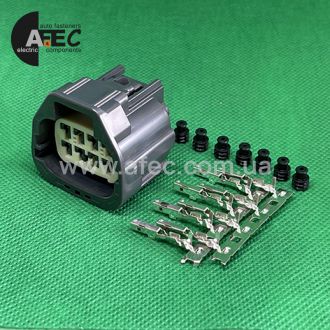 Разъем 8-ми контактный гнездовой аналог Yazaki 7283-5684-10 Motorcraft WPT-521 Ford 3U2Z-14S411-TZA AC Delco PT1826 GM 88988386 Разъем 8-ми контактный гнездовой аналог Yazaki 7283-5684-10 Motorcraft WPT-521 Ford 3U2Z-14S411-TZA AC Delco PT1826 GM 88988386