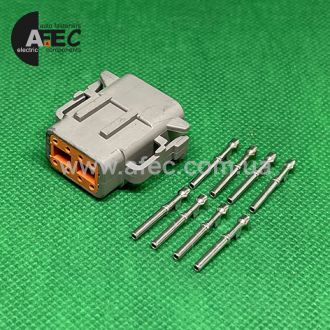 Разъем 8-ми контактный гнездовой аналог Deutsch DTM06-8S Разъем 8-ми контактный гнездовой аналог Deutsch DTM06-8S