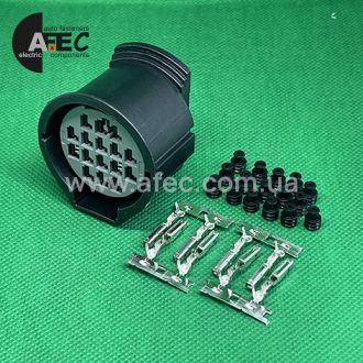 Разъем 16-ти контактный гнездовой аналог Yazaki 7283-3445-30 Разъем 16-ти контактный гнездовой аналог Yazaki 7283-3445-30