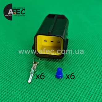 Роз'єм 6к 174264-2 0-174264-2 1897806112AS