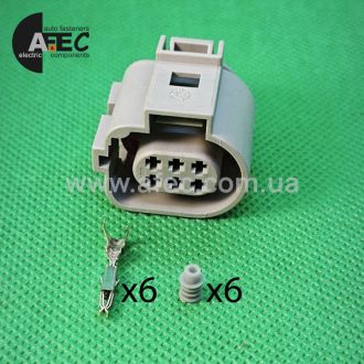 Разъем 6к 1J0973713G WPT-1389 EU2Z-14S411-FA 42121200