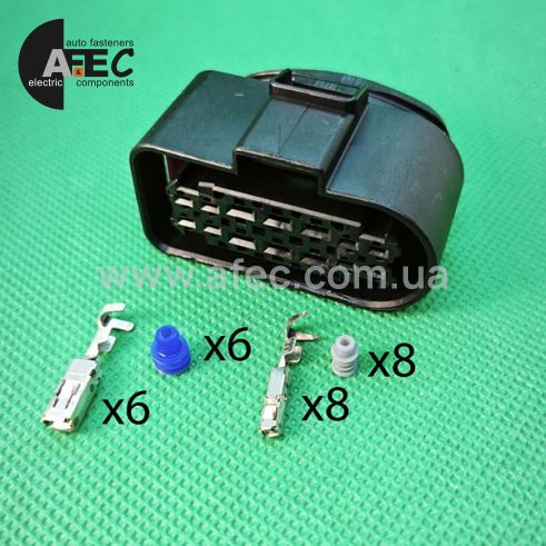 Разъем 14к 3C0973737 6189-7103