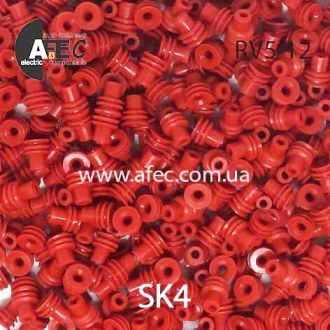 Ущільнювач для роз'ємів червоний d5.2 Ущільнювач для роз'ємів червоний d5.2