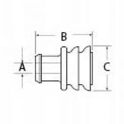 Уплотнитель для разъемов красный d5.2