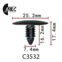 Кліпса GM Ford Chrysler 16674629 N806113S 6503943