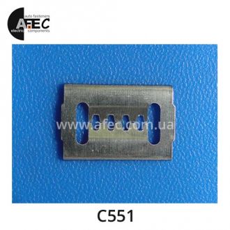 Клипса бампера металлическая Ford F32Z17C756S Mazda GJ2150049