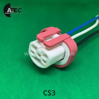 Разъем керамический для автоламп HB1 (9004\9007) Разъем керамический для автоламп HB1 (9004\9007)