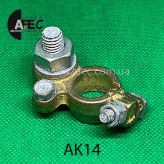 Аккумуляторная клемма плюсовая под болт d10