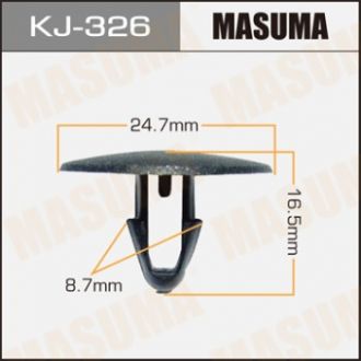 KJ326 Клипса 90467-09032-C0 90467-09032