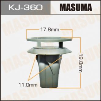KJ360 Клипса 90189-06100 90189-06150