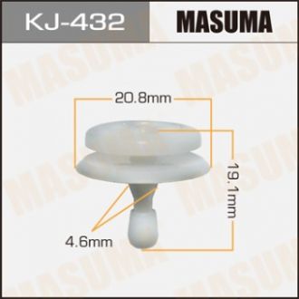 KJ432 Клипса 90467-05108