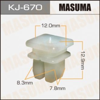 KJ670 Клипса 80874-70T00