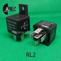 Авто реле 12V 40A/30A 5 контактов NHG nvf4-2c-z30a