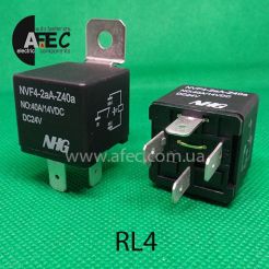 Авто реле 24V 40A 4 контакта NHG nvf4-2aa-z40a