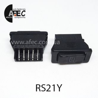 Автомобильная кнопка стеклоподъемника с подсветкой 20A 12V 5к под отверстие 18*40мм ASW-02D желтая Автомобильная кнопка стеклоподъемника с подсветкой 20A 12V 5к под отверстие 18*40мм ASW-02D желтая