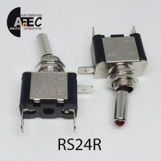 Автомобильный тумблер с подсветкой 25A 12V 3к под отверстие 12,2 мм ASW-07D красный Автомобильный тумблер с подсветкой 25A 12V 3к под отверстие 12,2 мм ASW-07D красный