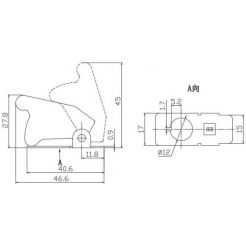 Декоративний ковпачок для вимикача RS24 SAC-01 жовтий