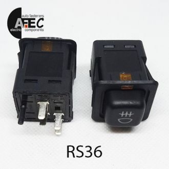 Автомобильная кнопка противотуманных фар с подсветкой 12V 4к ВАЗ 2109 Автомобильная кнопка противотуманных фар с подсветкой 12V 4к ВАЗ 2109