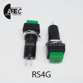 Автомобильная кнопка без фиксации 12V 2к под отверстие 12мм PBS-12B зеленая Автомобильная кнопка без фиксации 12V 2к под отверстие 12мм PBS-12B зеленая