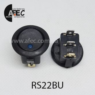 Автомобільний перемикач з підсвічуванням LED 16A 12V 3к під отвір 20мм IRS-101E-8C/D синій Автомобільний перемикач з підсвічуванням LED 16A 12V 3к під отвір 20мм IRS-101E-8C/D синій