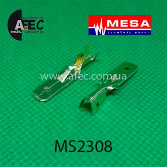 Клема штирова (тато) серії 6.3мм(0,3mm) під кабель 1-2.5мм Клема штирова (тато) серії 6.3мм(0,3mm) під кабель 1-2.5мм