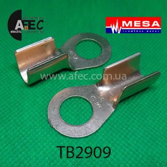 Клемма медная кольцевая d13,2мм под кабель 25-35мм2 "MESA" Клемма медная кольцевая d13,2мм под кабель 25-35мм2 "MESA"