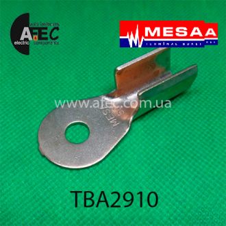 Клемма медная кольцевая d8,5мм под кабель 35-50мм2 "MESA" Клемма медная кольцевая d8,5мм под кабель 35-50мм2 "MESA"