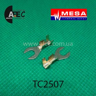 Клема вилкова d4.2мм під кабель 1-2.5мм2 "MESA"