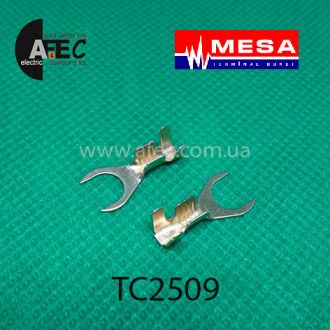 Клемма вилочная d6.2мм под кабель 1-2.5мм2 "MESA" Клемма вилочная d6.2мм под кабель 1-2.5мм2 "MESA"