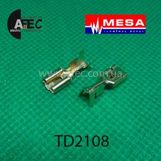 Клема гніздова (мама) серії 4,8 мм під кабель 0,5-1 мм з фіксатором "MESA" Клема гніздова (мама) серії 4,8 мм під кабель 0,5-1 мм з фіксатором "MESA"