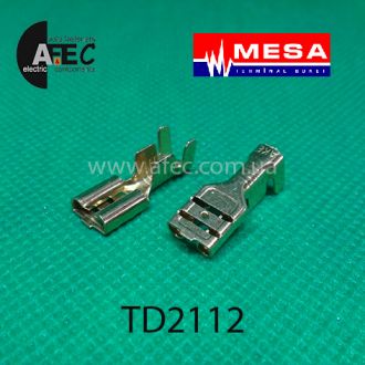 Клема гніздова (мама) серії 6.3мм під кабель 2.5-6мм Клема гніздова (мама) серії 6.3мм під кабель 2.5-6мм