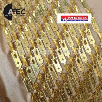 Клемма штыревая (папа) серии 6.3мм под кабель 1-2.5мм лента Клемма штыревая (папа) серии 6.3мм под кабель 1-2.5мм лента