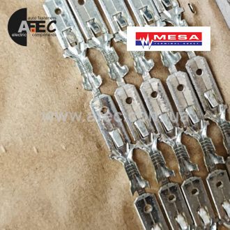 Клема штирова (тато) серії 6.3мм під кабель 1-2.5мм з покриттям стрічка Клема штирова (тато) серії 6.3мм під кабель 1-2.5мм з покриттям стрічка