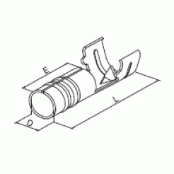 Клемма гнездовая d5.9мм для свечных проводов