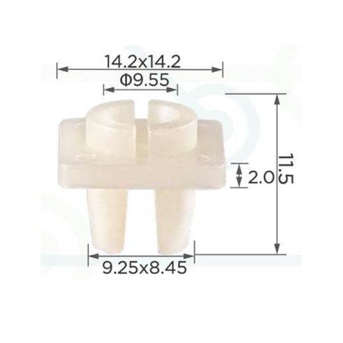Кліпса Toyota Lexus 9018906141 Кліпса Toyota Lexus 9018906141