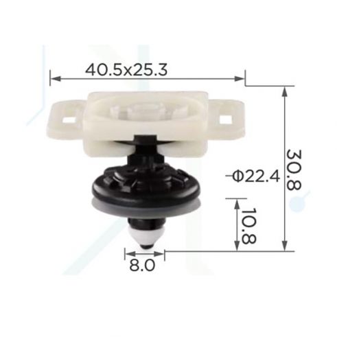 Кліпса Volkswagen Seat Audi Skoda 6Q0868297 Кліпса Volkswagen Seat Audi Skoda 6Q0868297