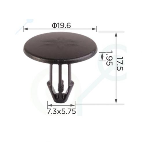 Кліпса Acura Honda 91501SEA003 Кліпса Acura Honda 91501SEA003